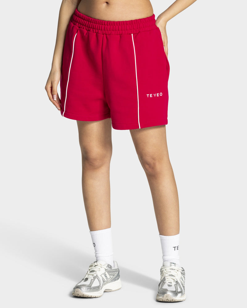 Short oversize Contrastline « Raspberry »