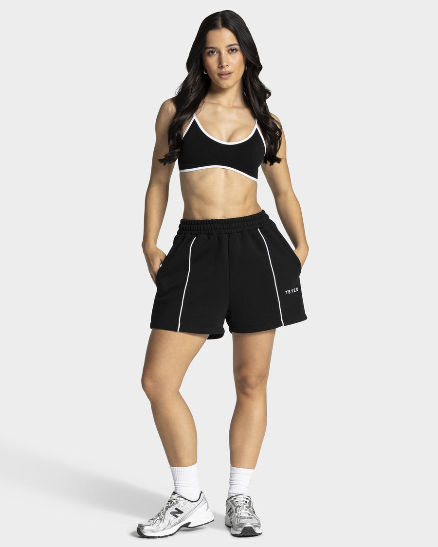 Short oversize Contrastline « noir »