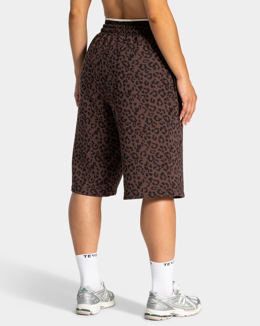 Jort oversize Contrastline « Léopard Espresso »