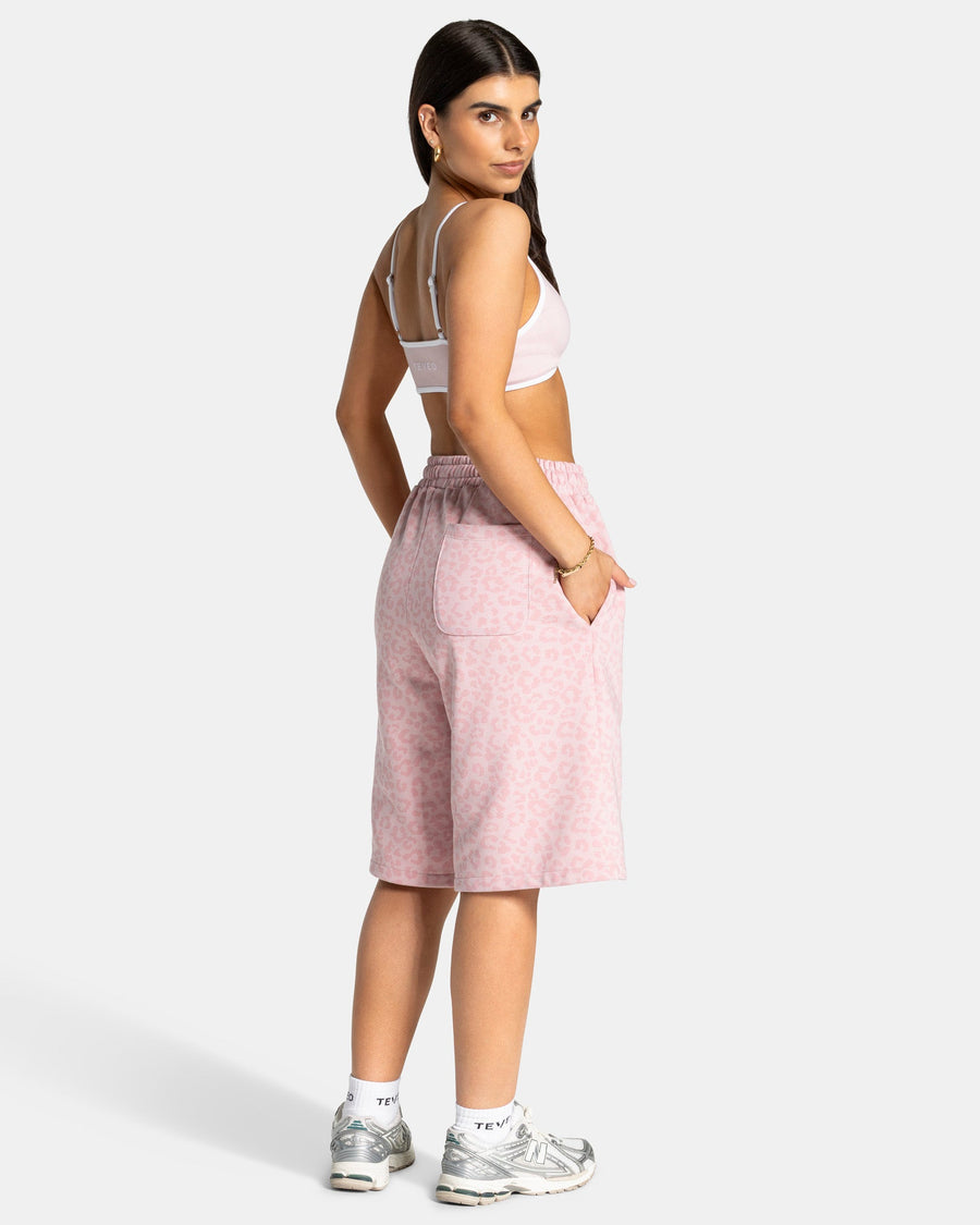 Jort oversize Contrastline « Léopard rose »