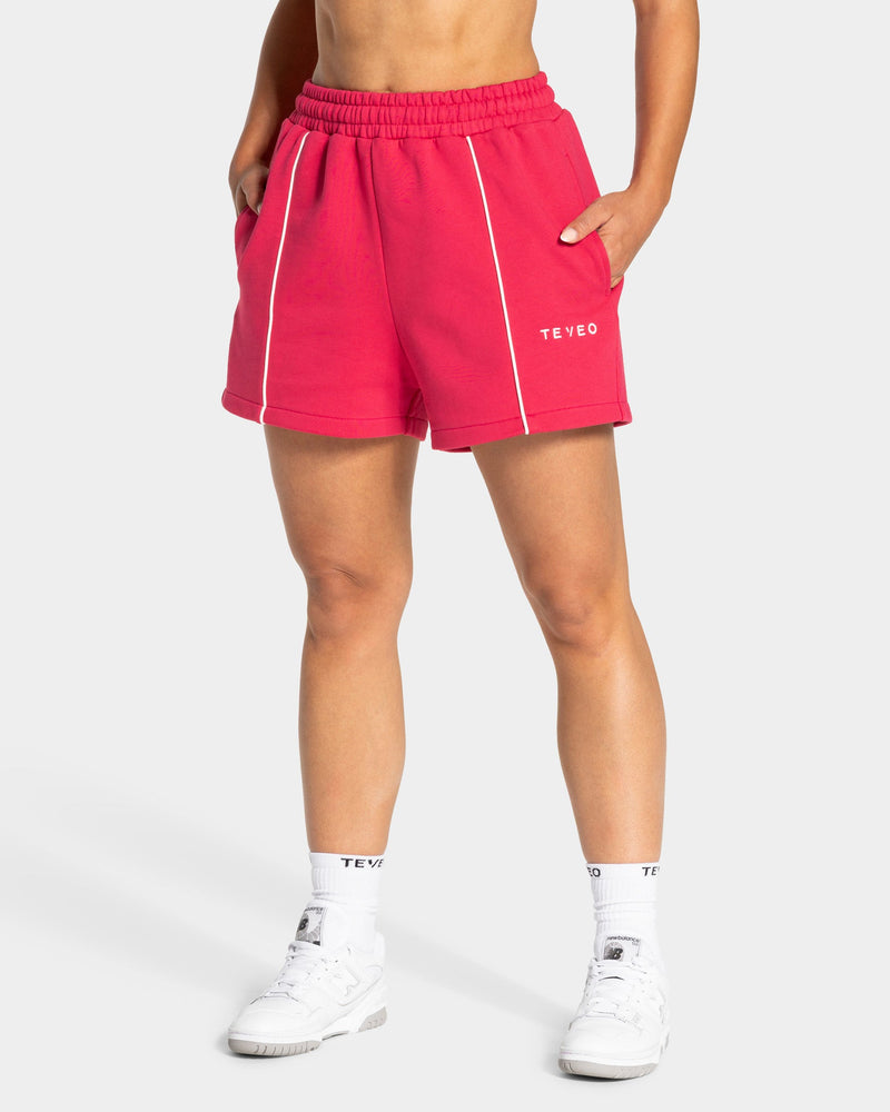 Short oversize Contrastline « Berry »