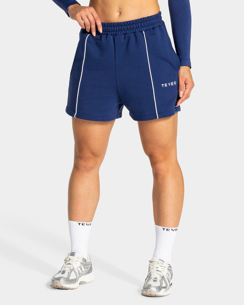 Short oversize Contrastline « indigo »