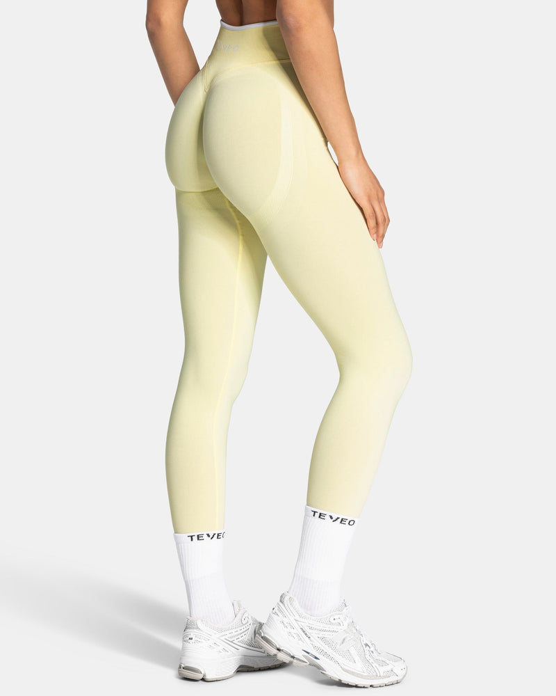 Legging Sculpt Scrunch Contrastline « Butter Yellow »