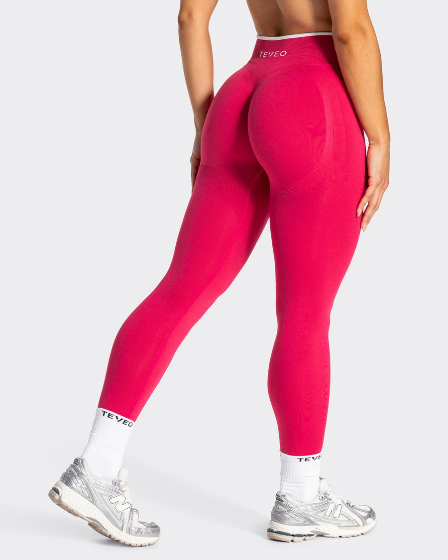 Legging Sculpt Scrunch Contrastline « Berry »