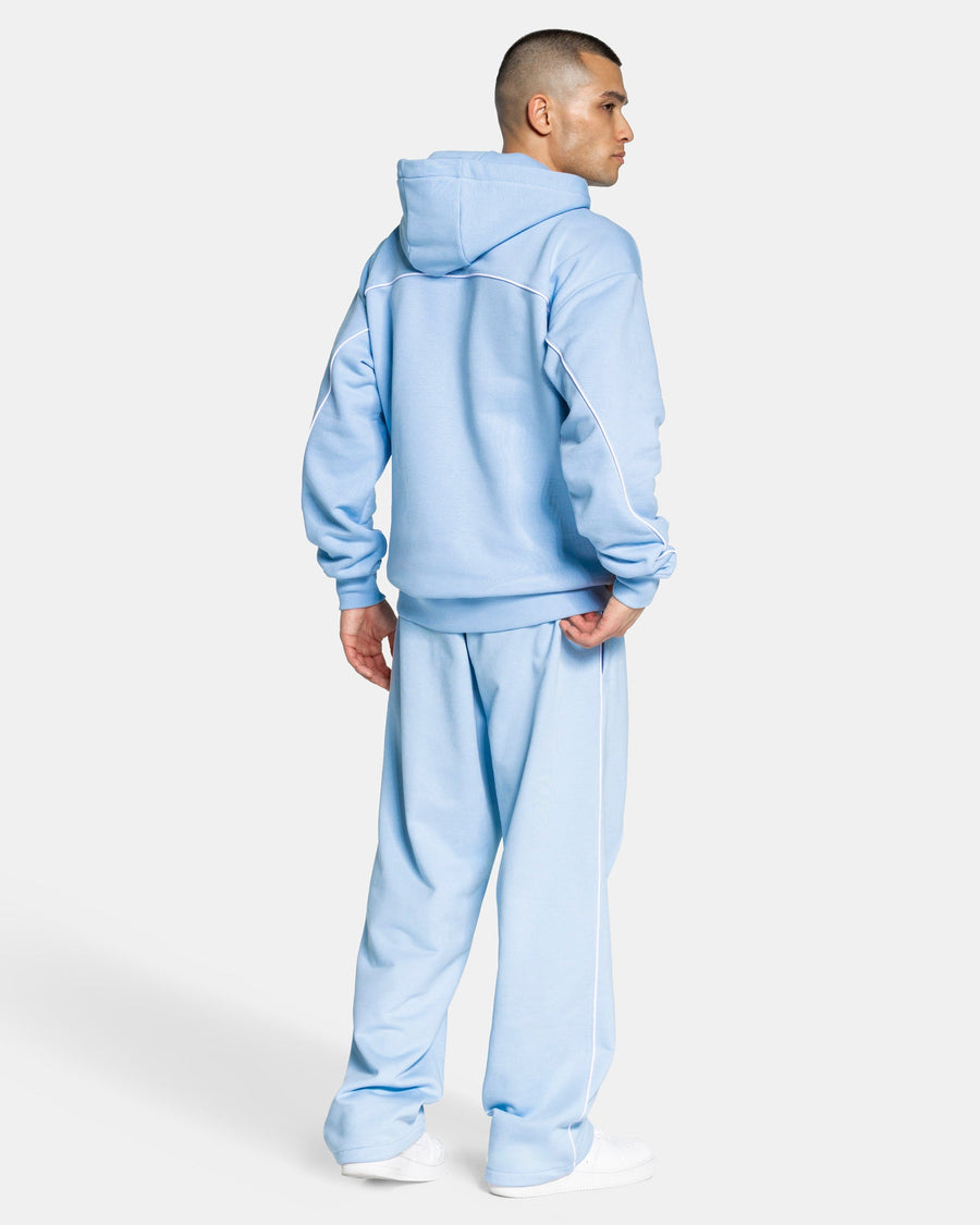 Pantalon de jogging Straight Leg Contrastline « bleu layette »