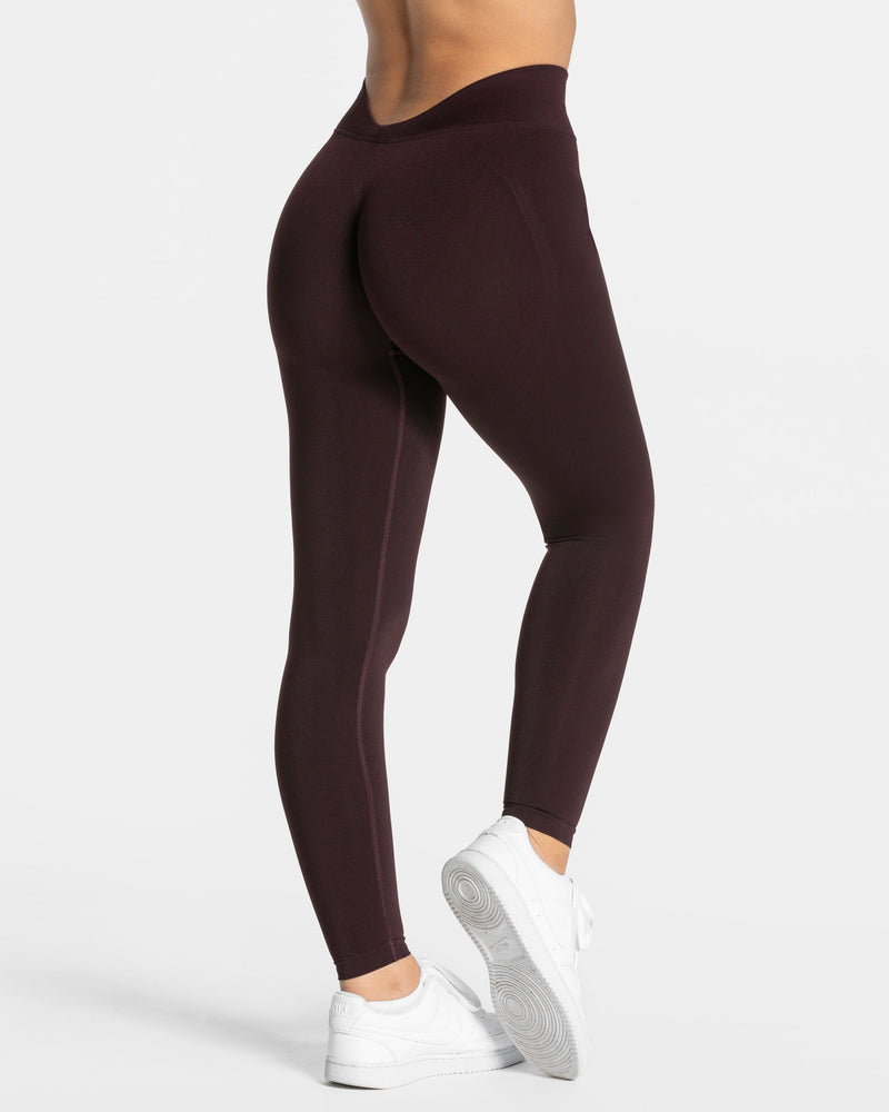 Legging dos en V Covert scrunch Essence « Merlot »
