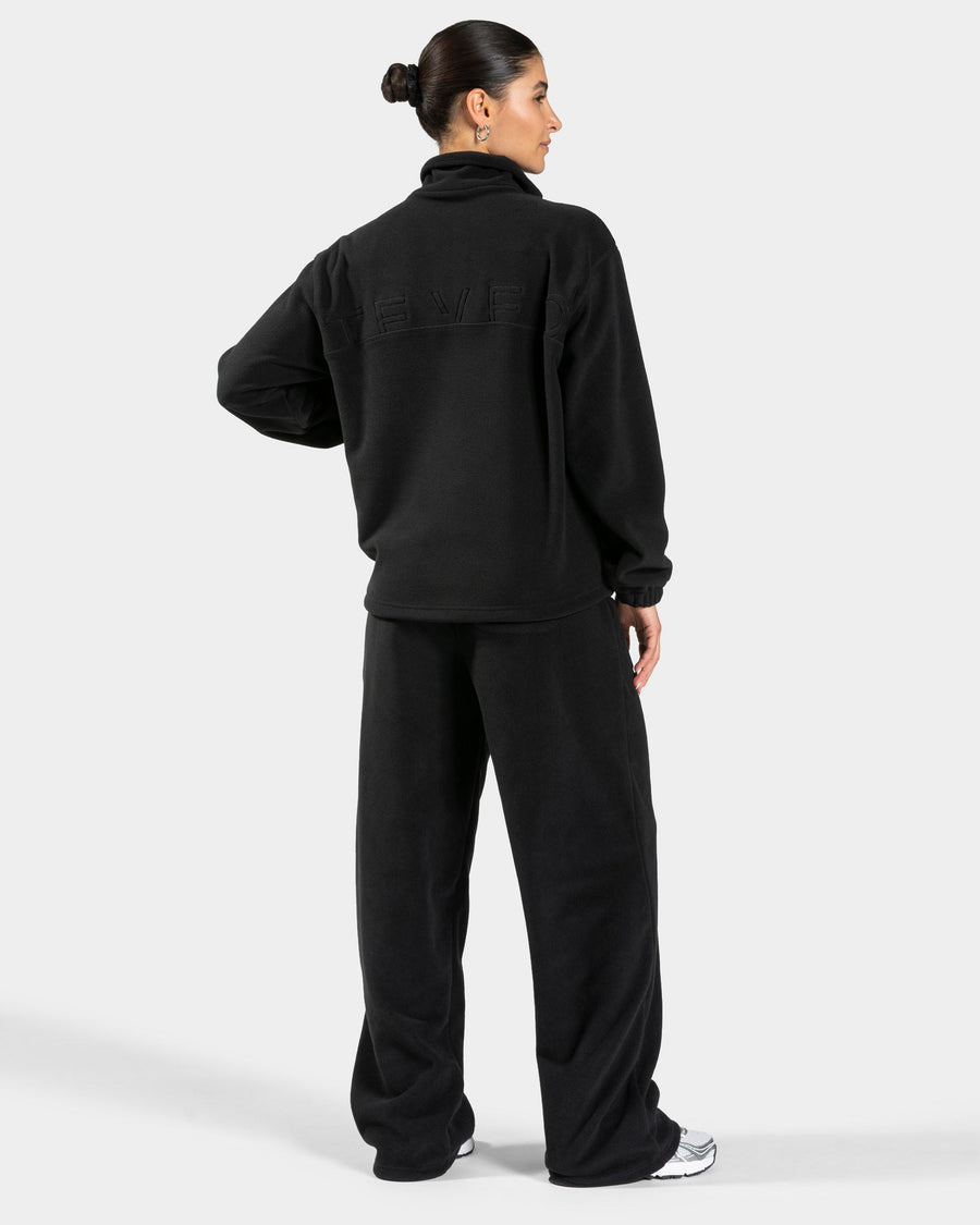 Sweat-shirt demi-zippé Fleece « noir »