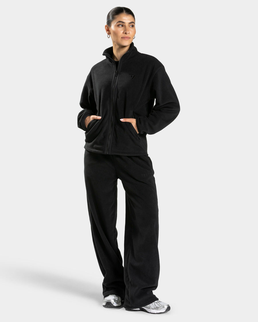 Pantalon de jogging Straight Leg en polaire « noir »
