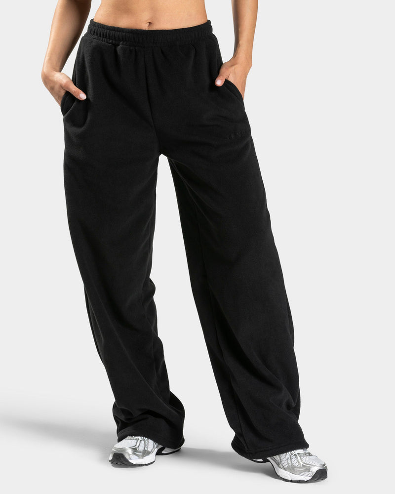Pantalon de jogging Straight Leg en polaire « noir »