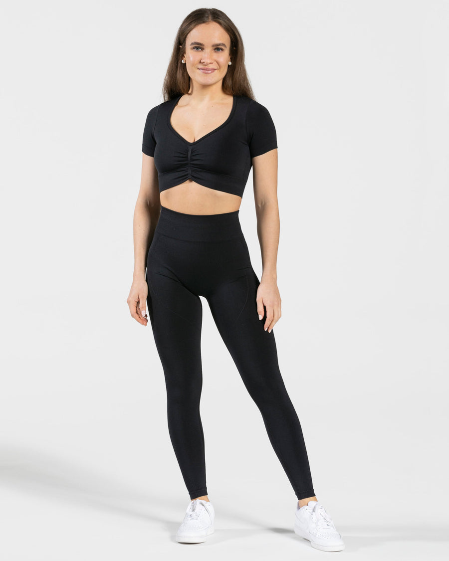 Crop Top Focus « noir »