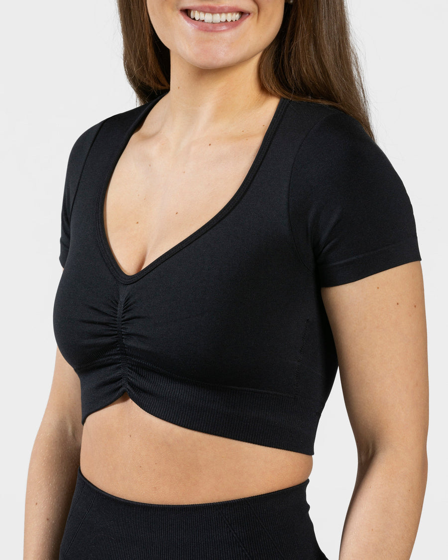 Crop Top Focus « noir »