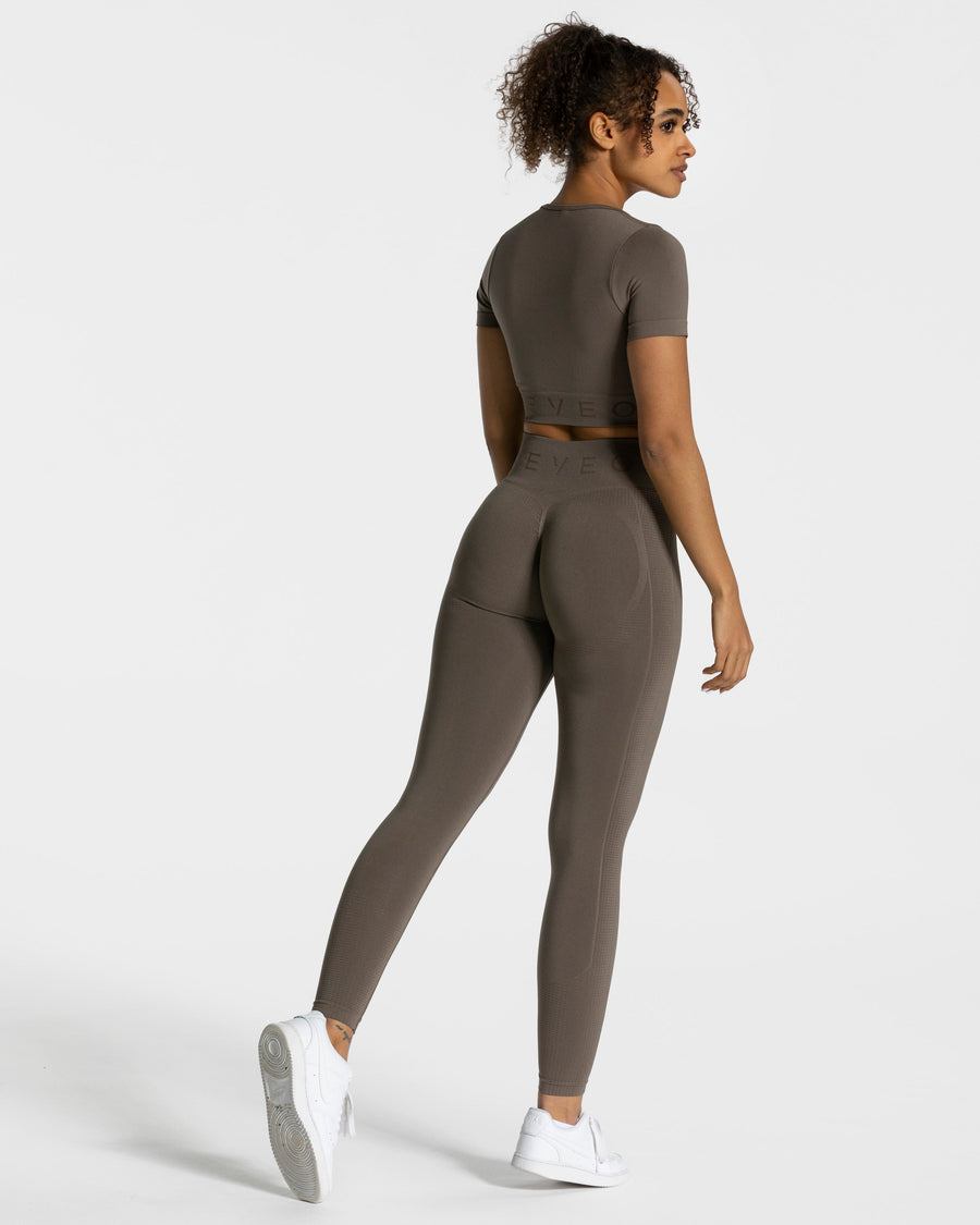 Crop Top Focus « taupe »