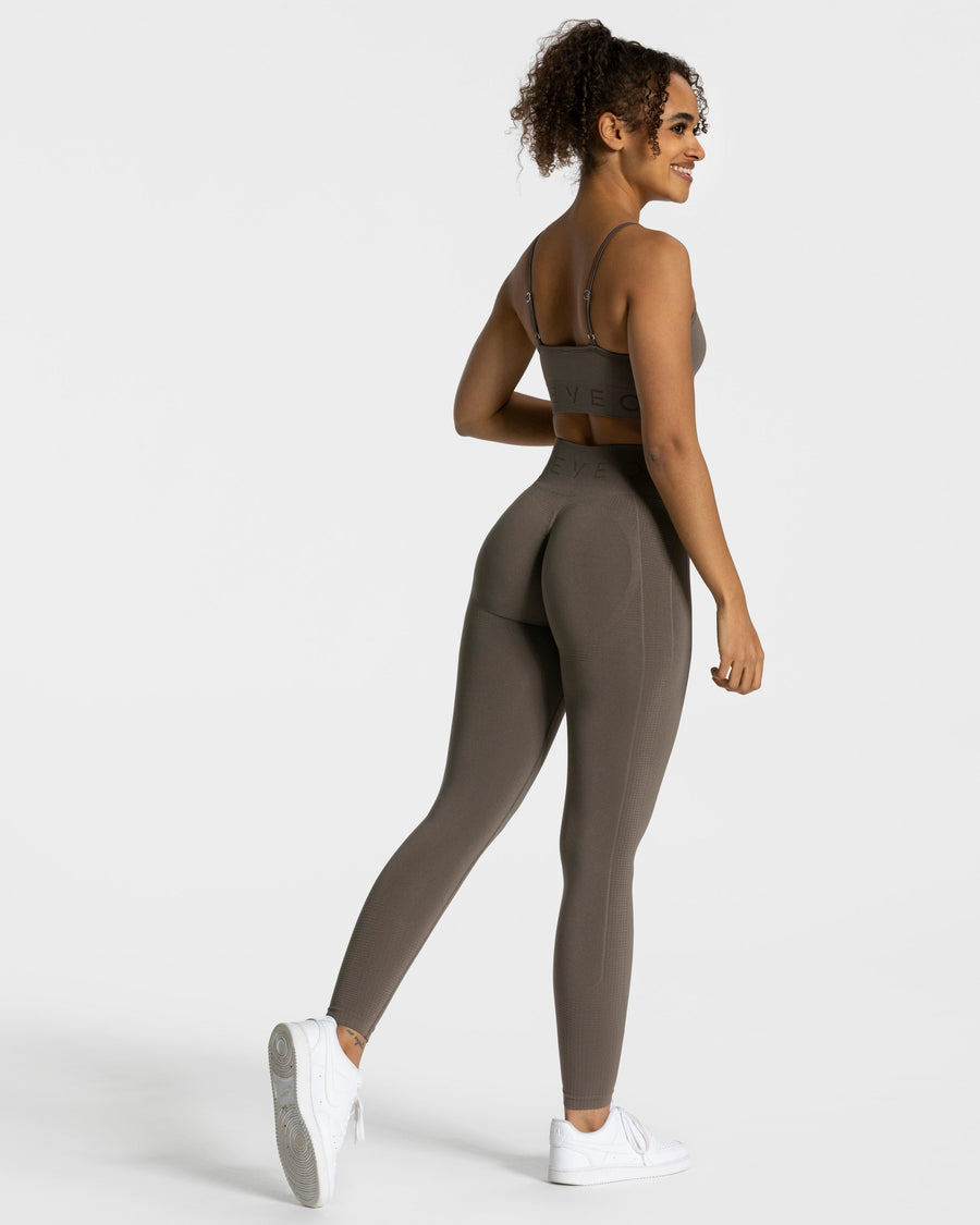 Legging Focus Scrunch « taupe »