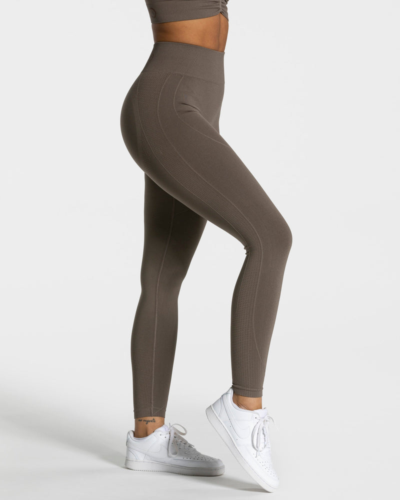 Legging Focus Scrunch « taupe »
