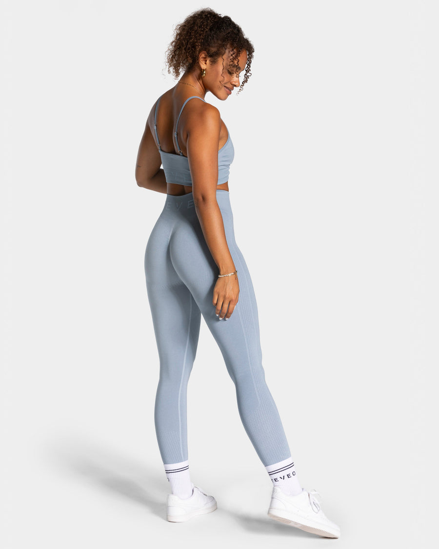 Legging Focus Scrunch « bleu acier »