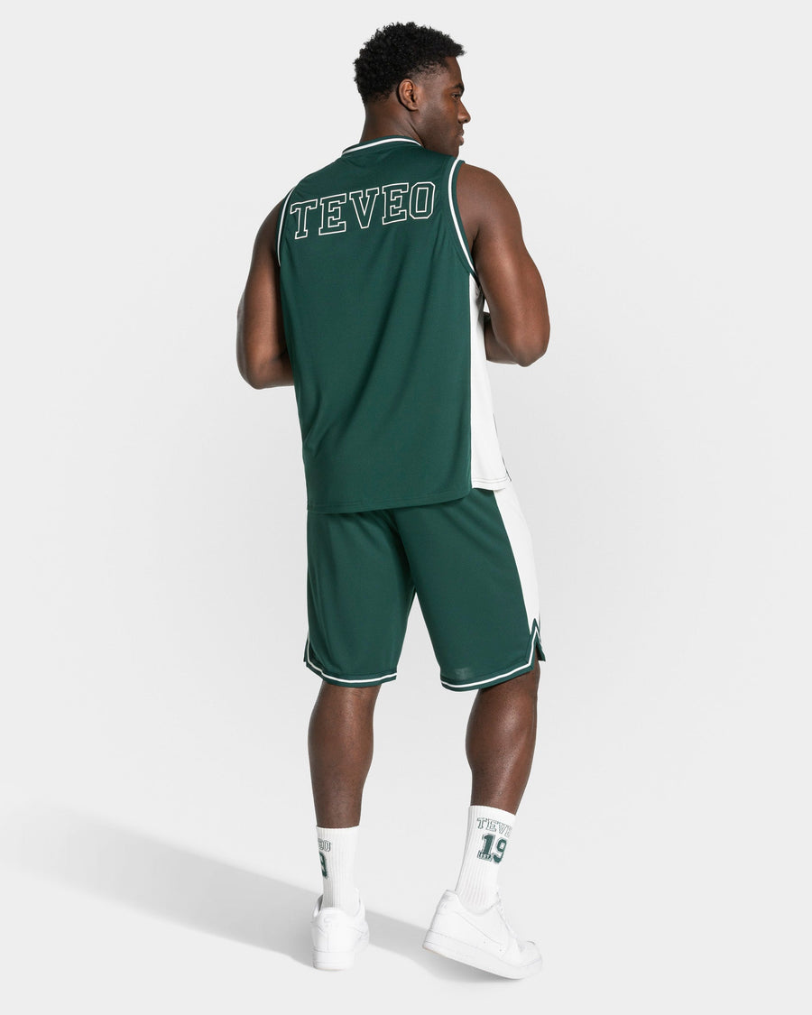 Football short 9 pouces « Vert foncé »