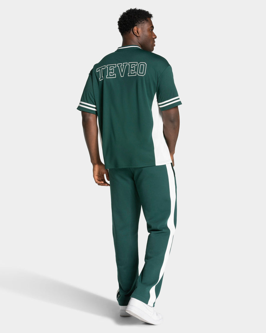 Pantalon de jogging Straight Leg Football « Vert foncé »
