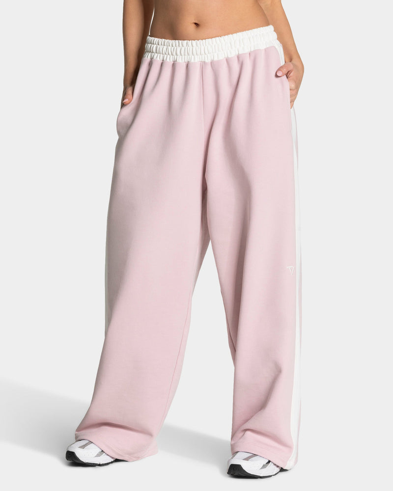 Pantalon de jogging Wide Leg Football « Rose »