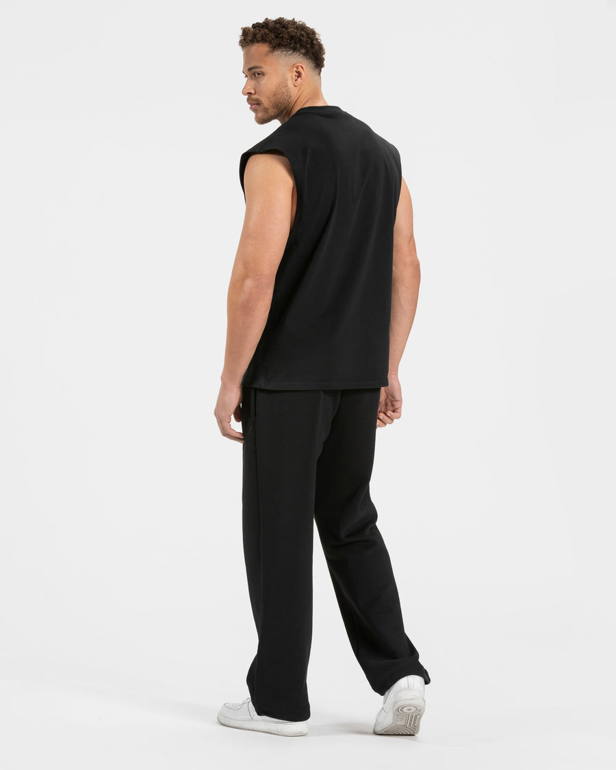 Pantalon de jogging Contrastline Straight Leg « noir »