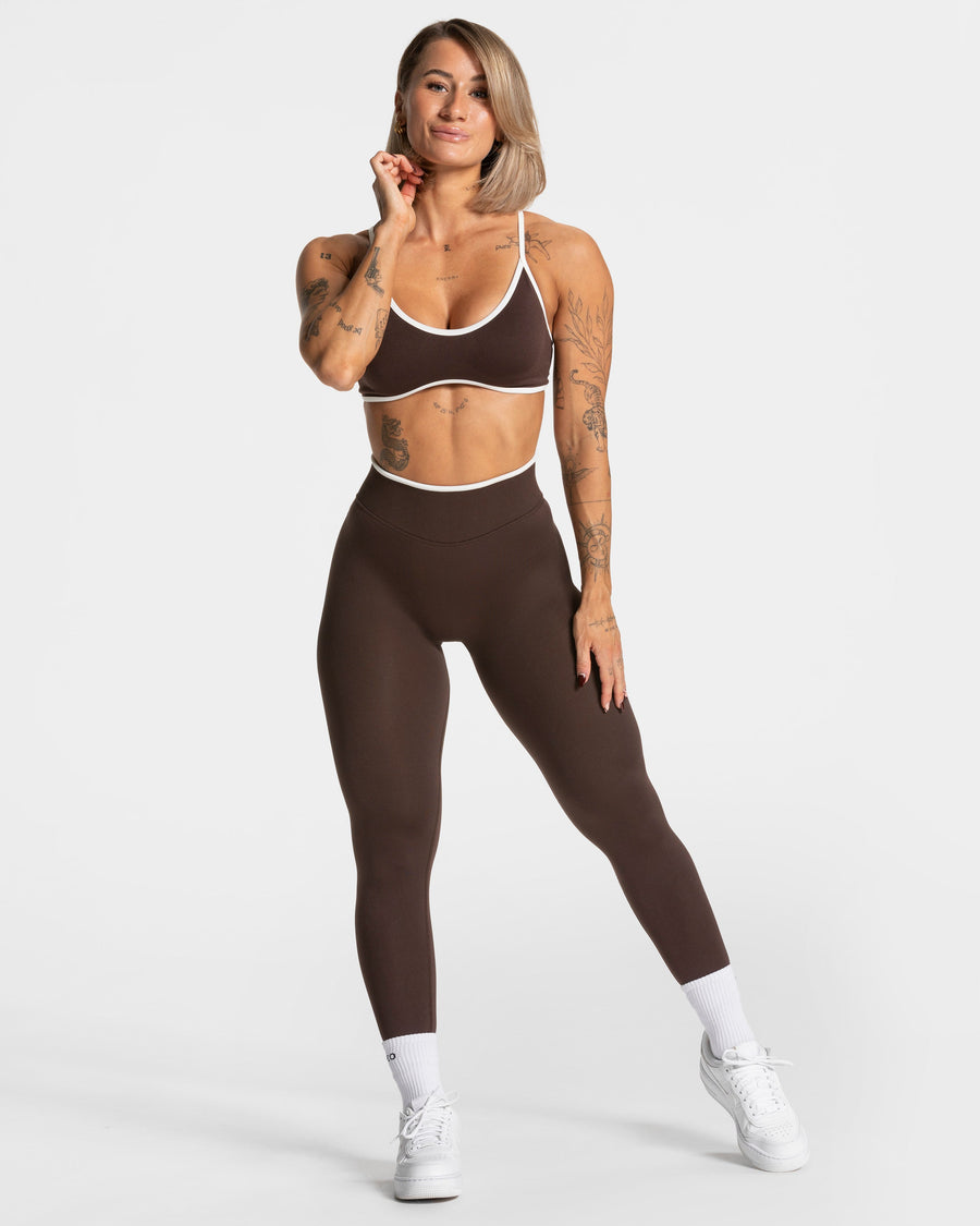 Legging Contrastline Sculpt scrunch « Espresso »
