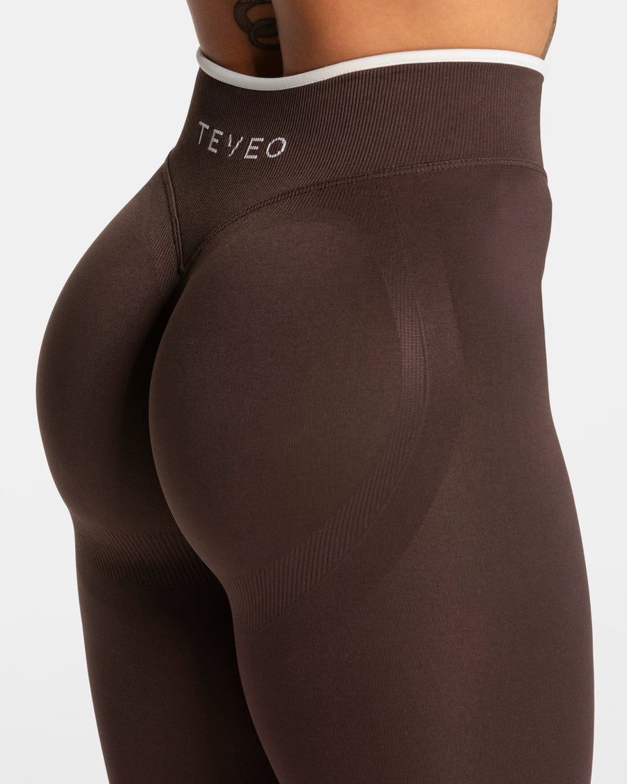 Legging Contrastline Sculpt scrunch « Espresso »
