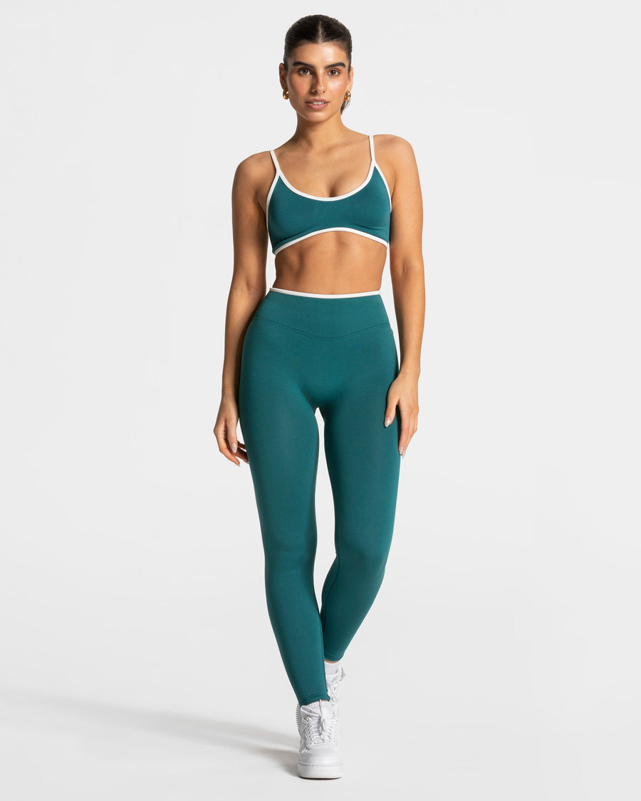 Legging Contrastline Sculpt scrunch « Petrol »