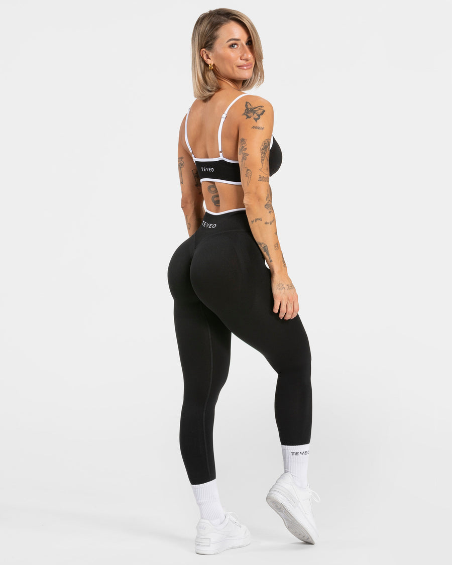 Legging Contrastline Sculpt scrunch « noir »