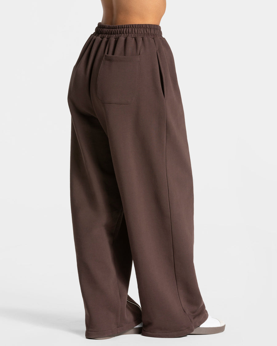 Pantalon de jogging Contrastline Wide Leg « Espresso »