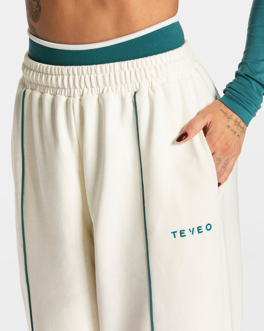 Pantalon de jogging Contrastline Wide Leg « Off White »