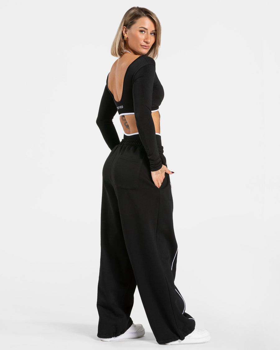 Pantalon de jogging Contrastline Wide Leg « noir »