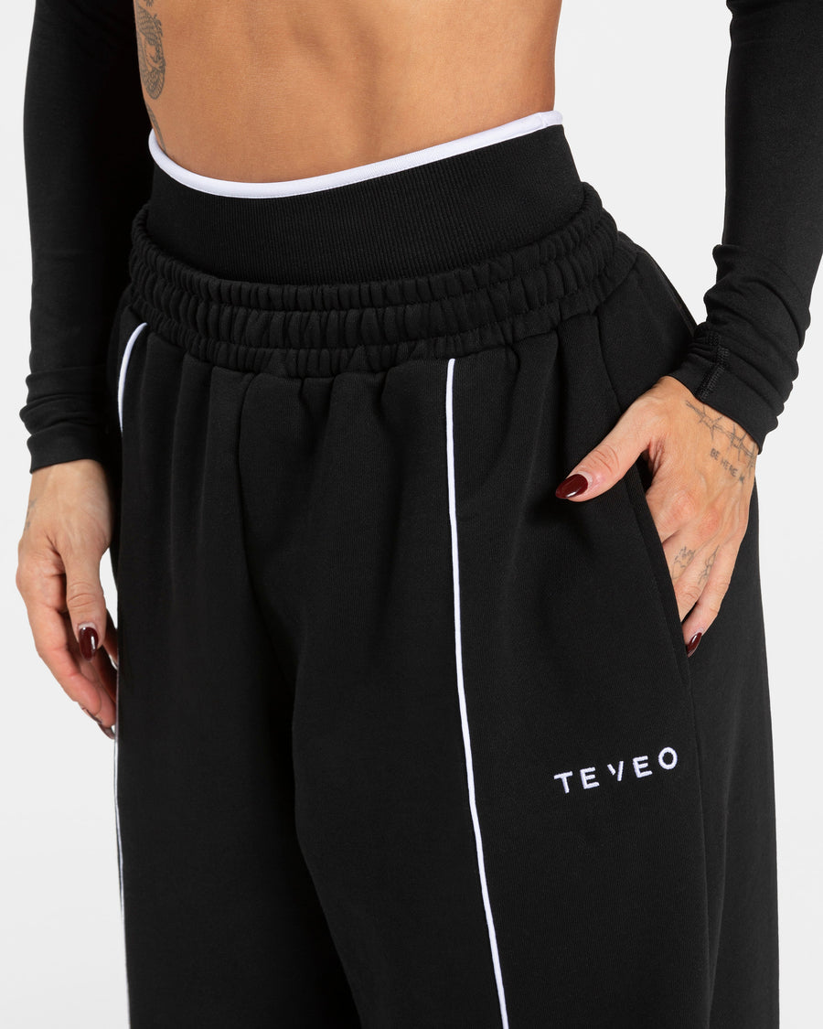 Pantalon de jogging Contrastline Wide Leg « noir »