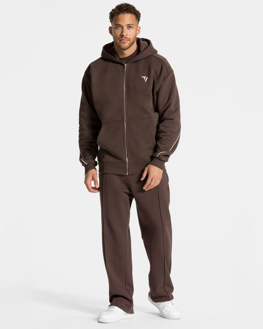 Veste de sport zippée Contrastline « Espresso »