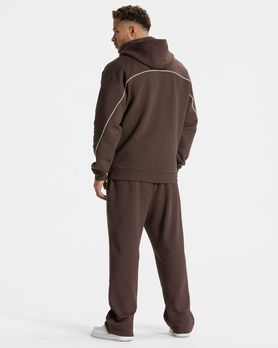 Veste de sport zippée Contrastline « Espresso »