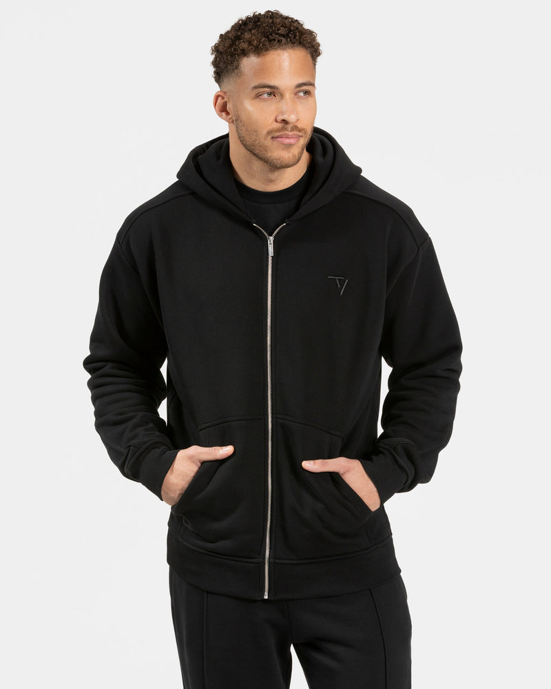 Veste de sport zippée Contrastline « noire »