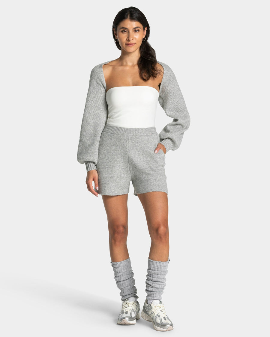 Boléro Knit « Gris chiné »