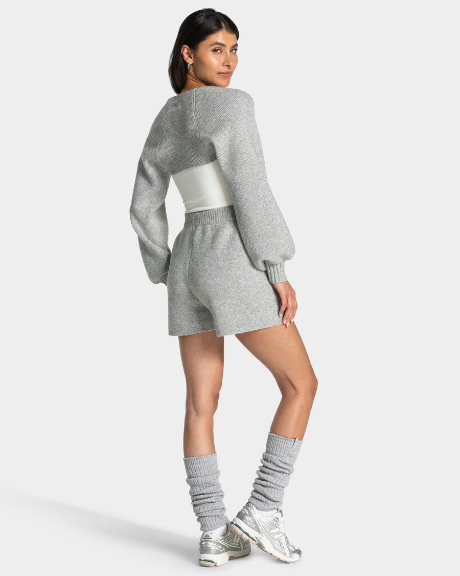 Short Knit « Gris chiné »