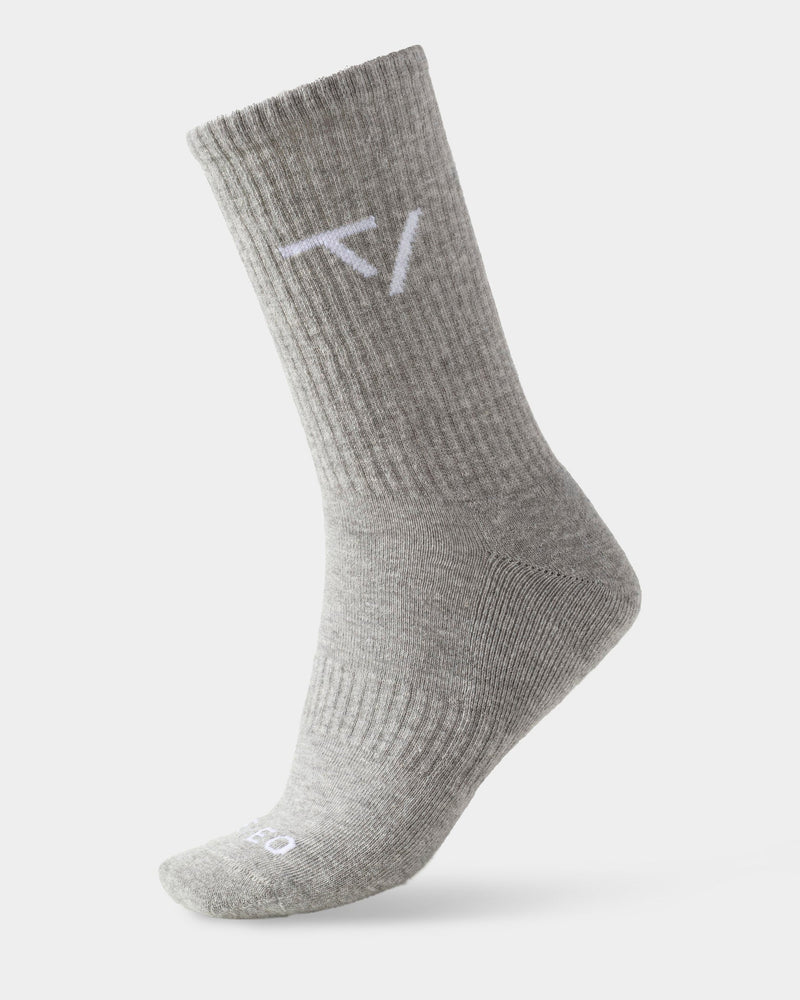 Chaussettes Knit (2 paires) « gris chiné »