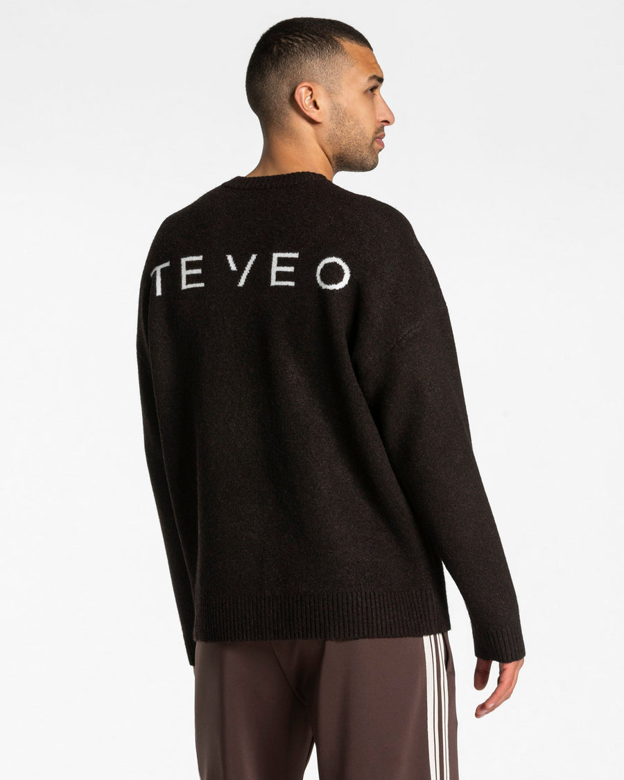 Sweat-shirt Knit « Dark Chocolate »