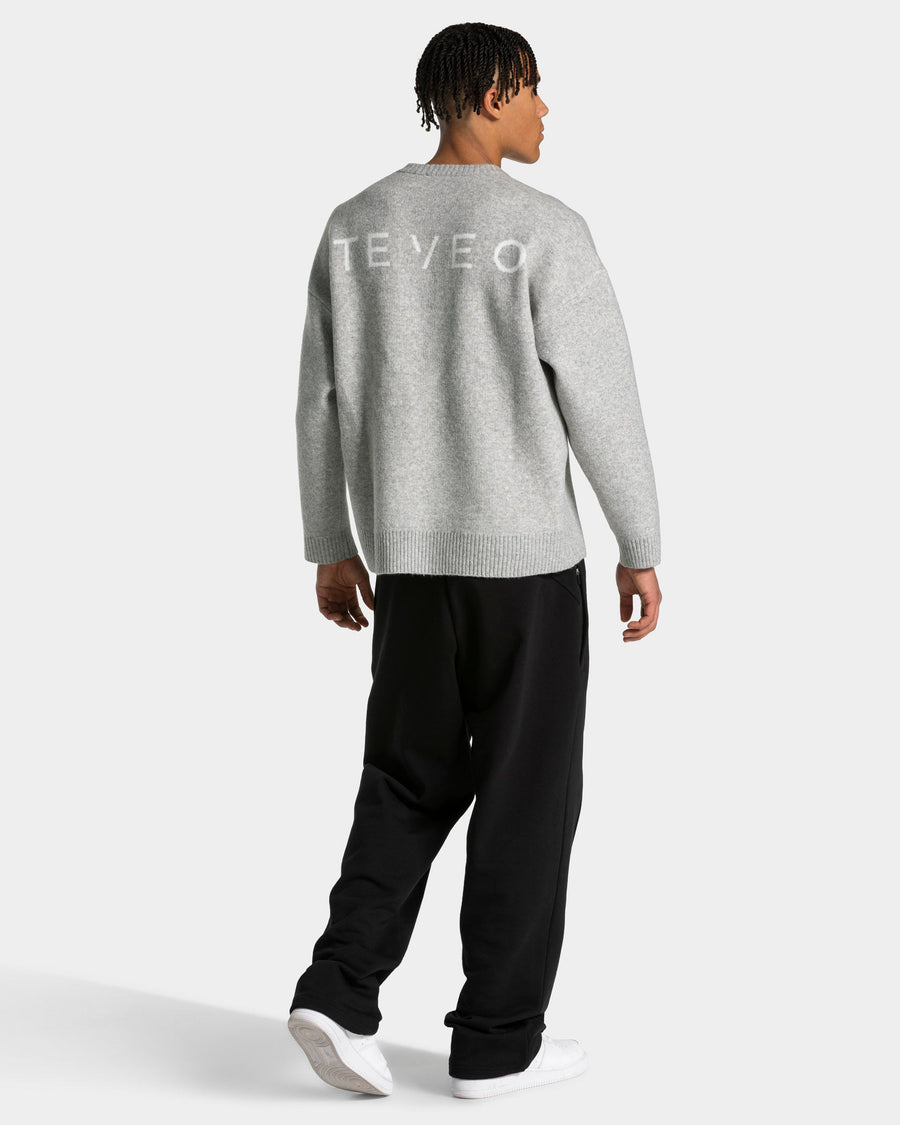Sweat-shirt Knit « Gris chiné »