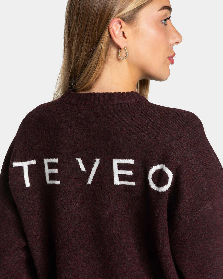 Sweat-shirt Knit « Merlot »