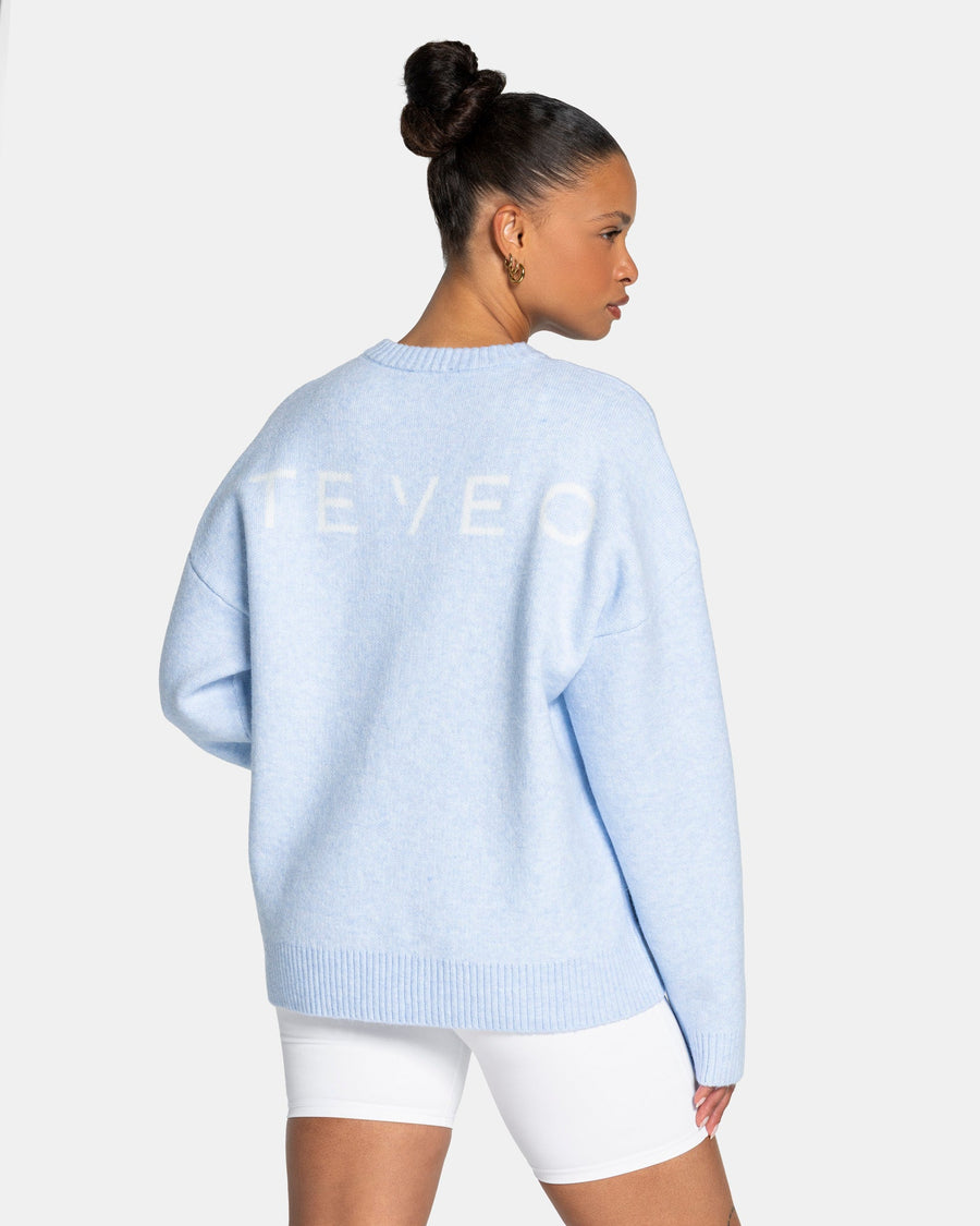 Sweat-shirt Knit « Bleu layette »