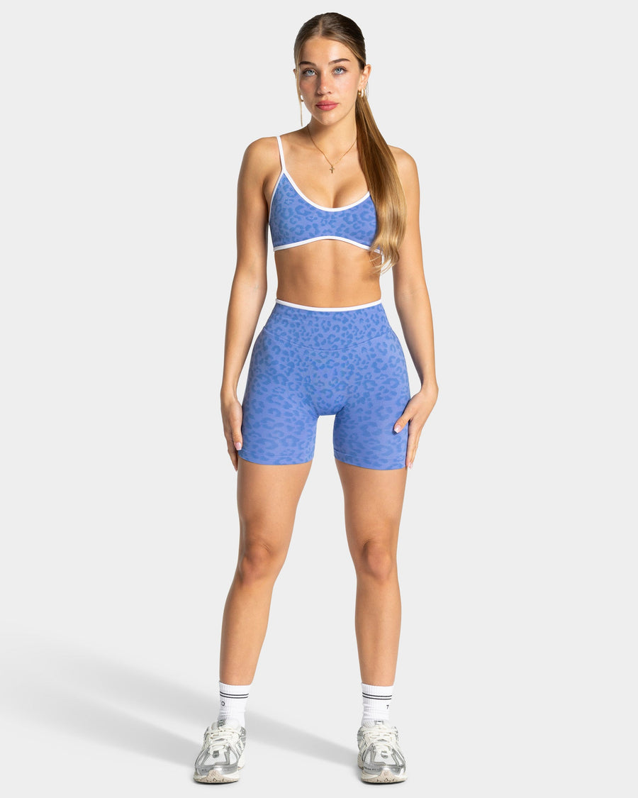 Brassière Contrastline « Léopard Azure »