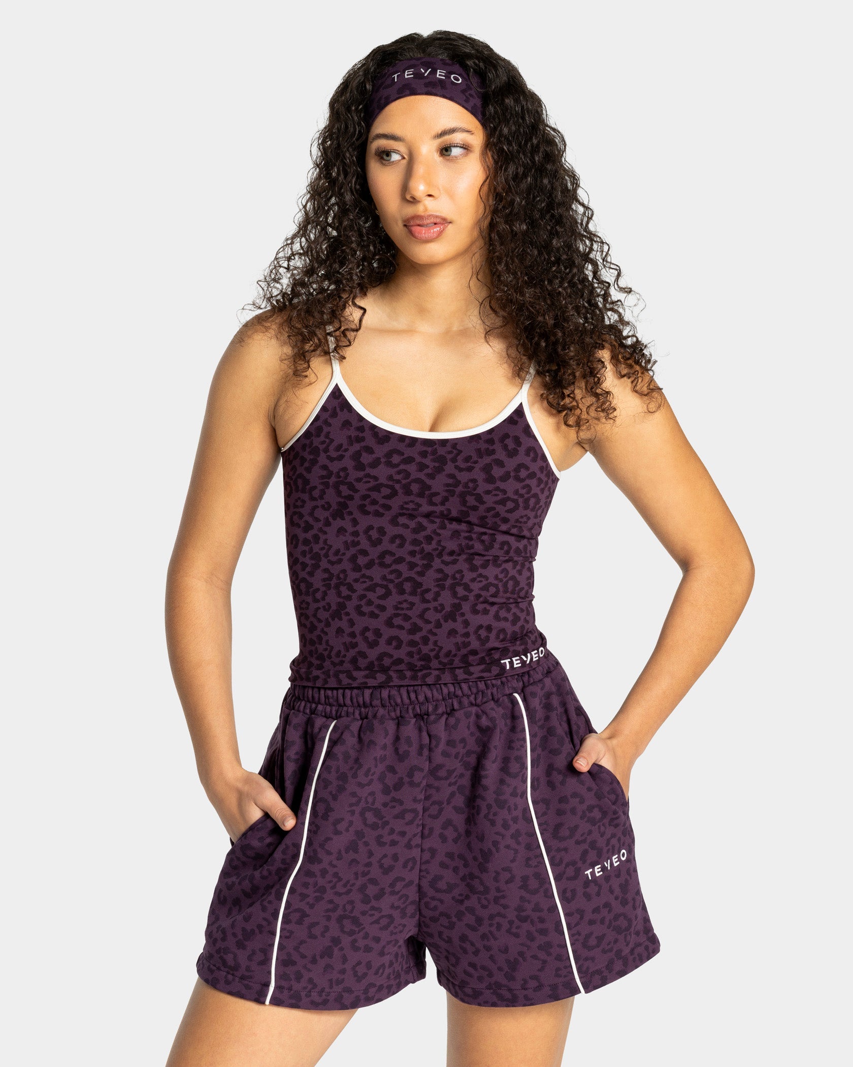 Bandeau Contrastline « Léopard Blackberry »