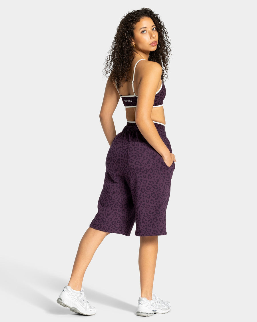 Jort oversize Contrastline « Léopard Blackberry »