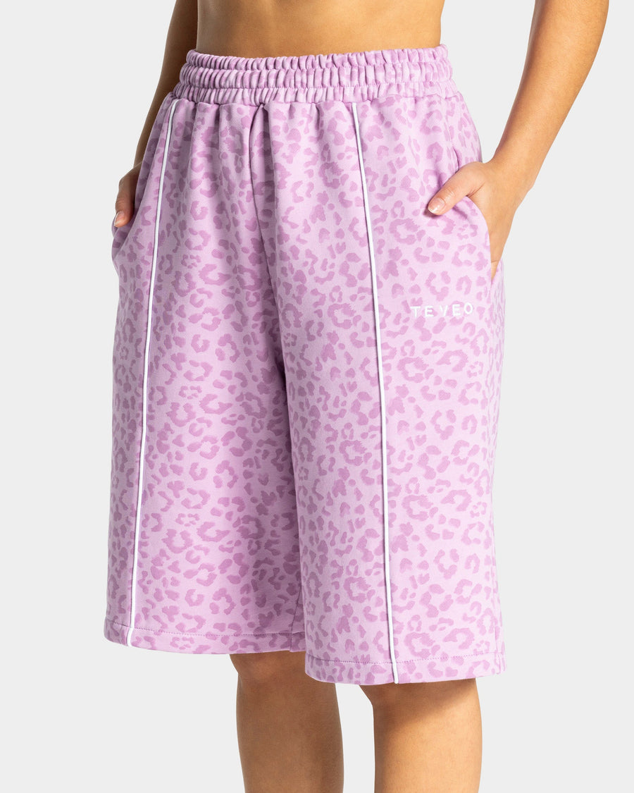 Jort oversize Contrastline « Léopard orchidée »