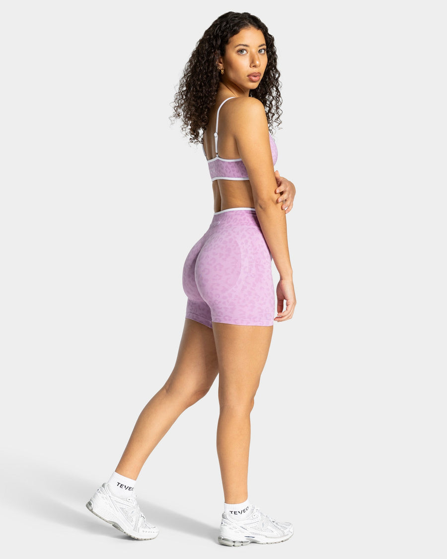 Short Sculpt Scrunch Contrastline « Léopard orchidée »