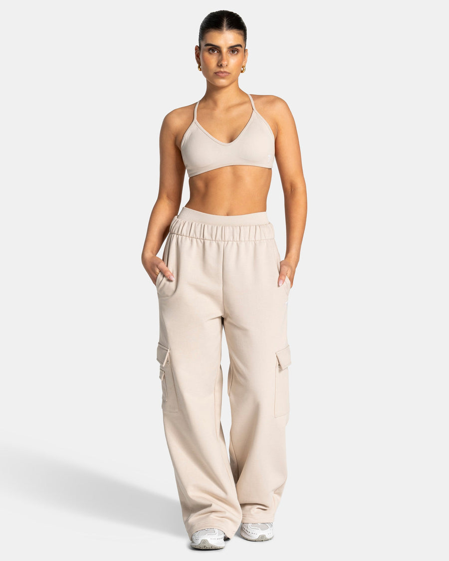 Pantalon de jogging cargo jambe large Lift « Cream »