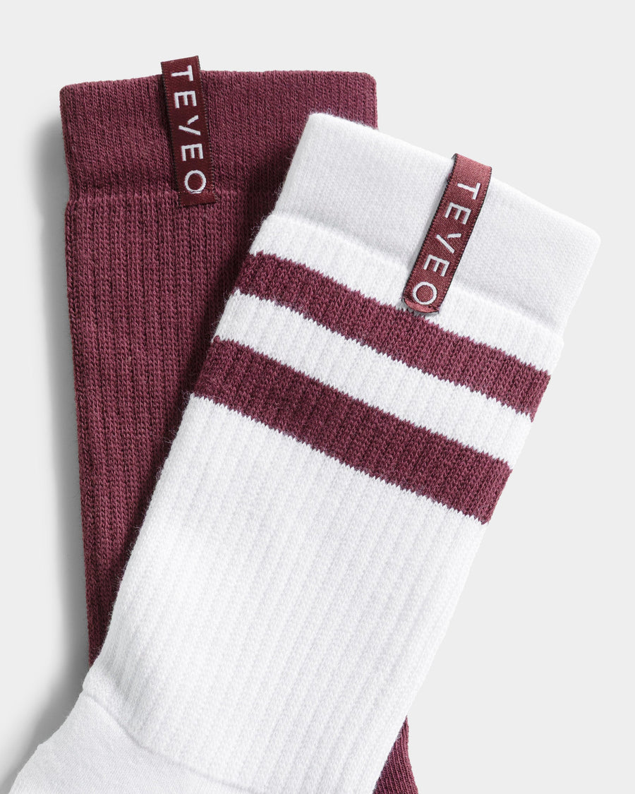 Chaussettes XXL Lift (2 paires) « Merlot »