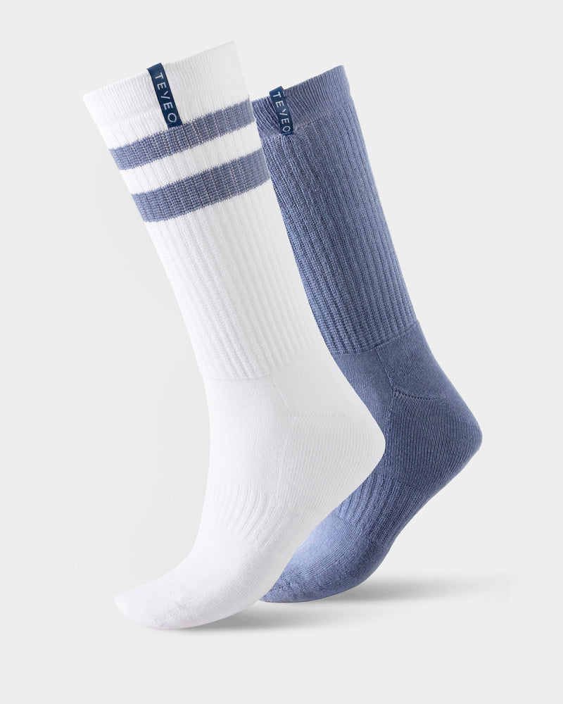 Chaussettes XXL Lift (2 paires) « Bleu acier »