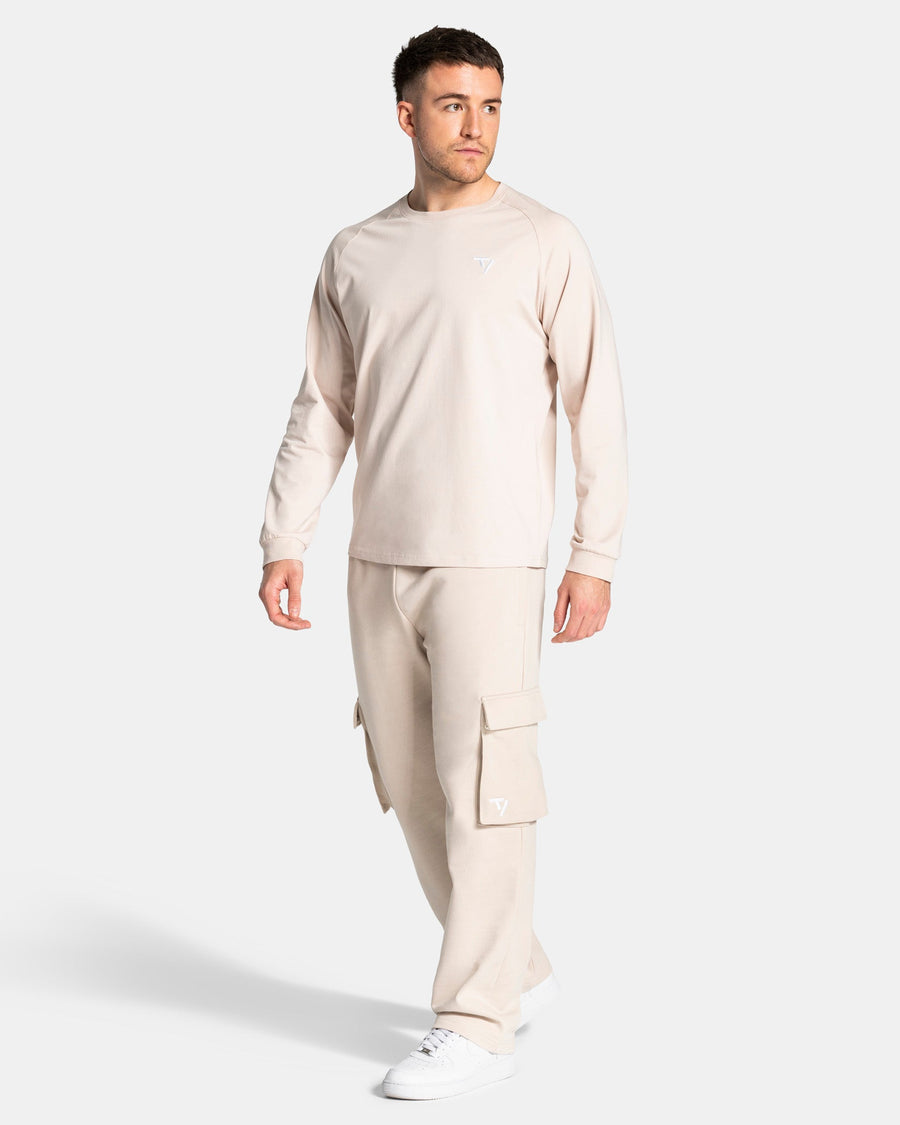 Pantalon de jogging cargo jambe large Lift « Cream »